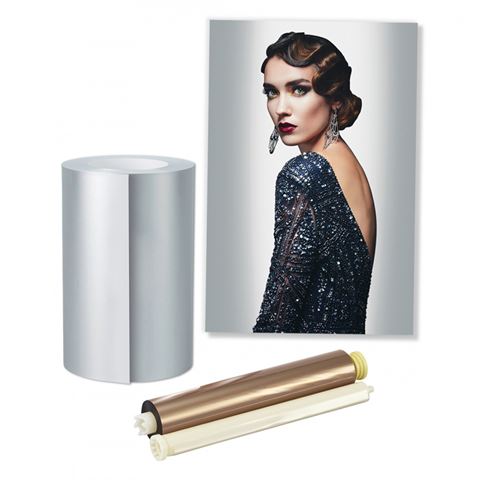 DNP papier metallic 1 rol à 200 st. 15x20 voor ds620