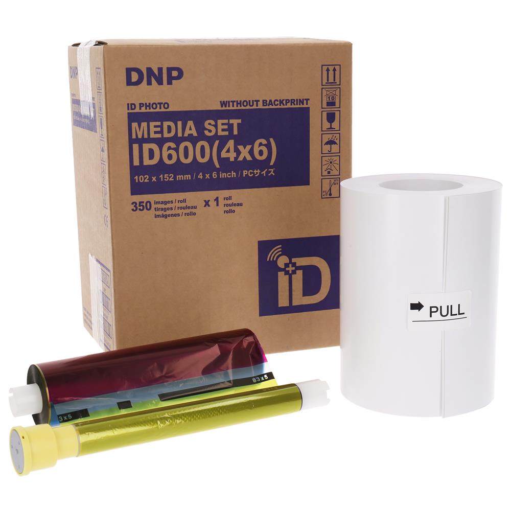 DNP pasfoto papier 1 rol à 350 st. 10x15 voor id600