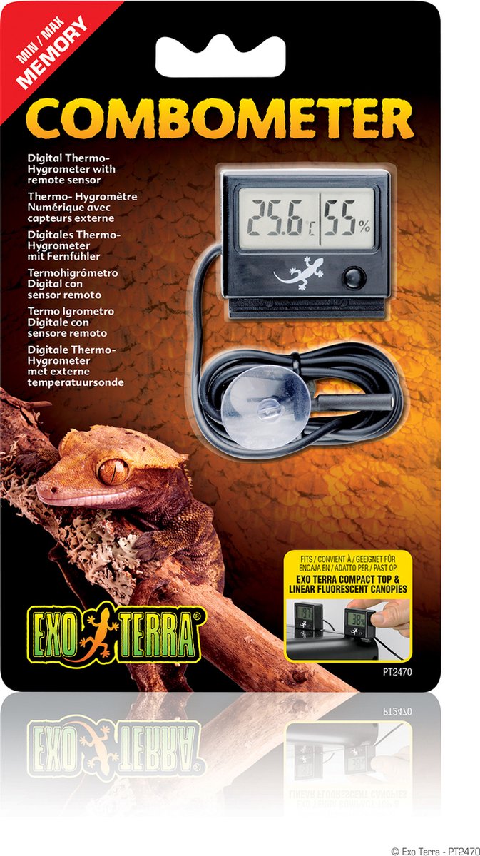 Exo Terra combometer - hygrometer