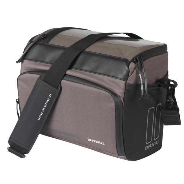BASIL Stuurtas move kf 7-8 liter 17 x 23 x 20 cm - bruin