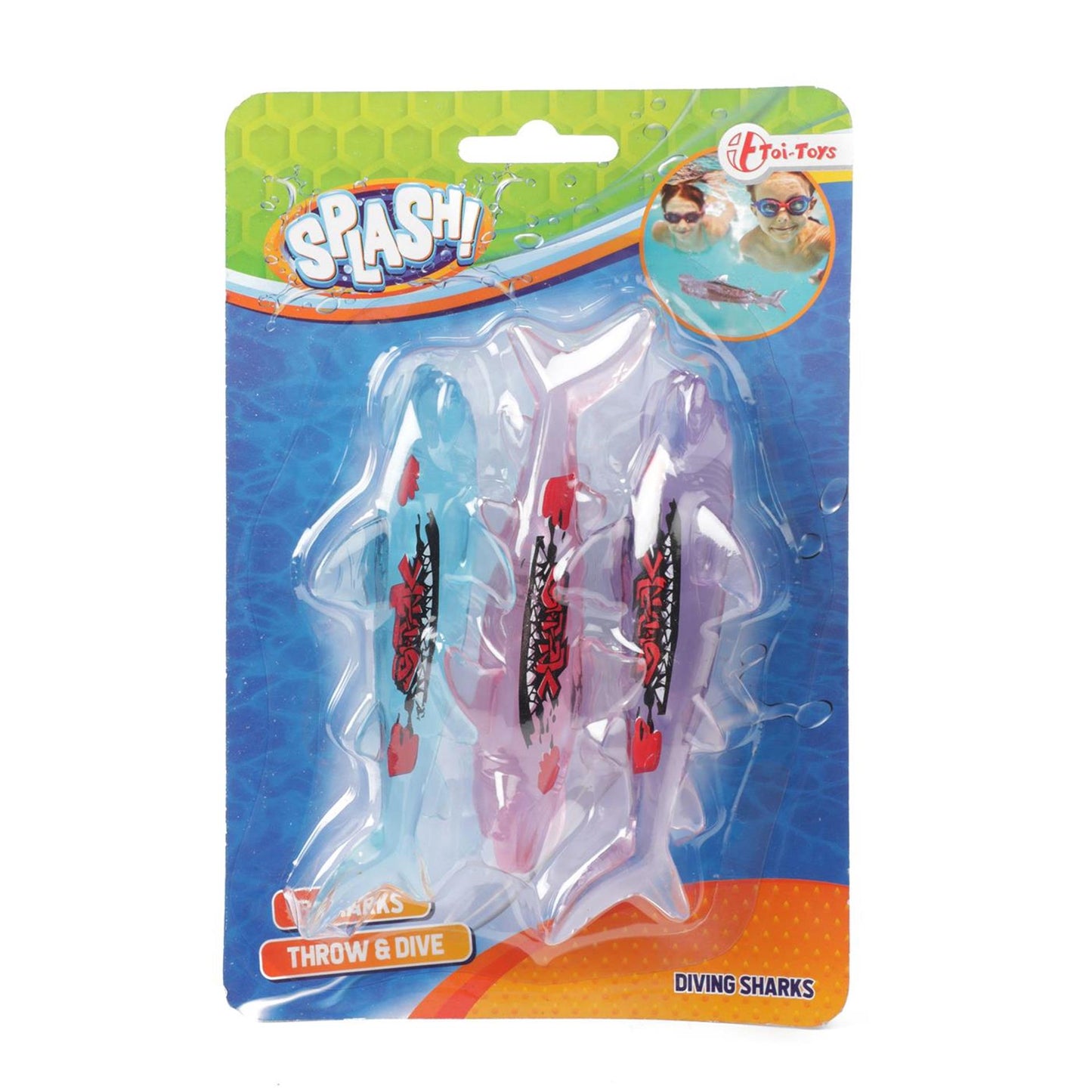 Toi-Toys Toi toys splash duikvissen haai set a 3