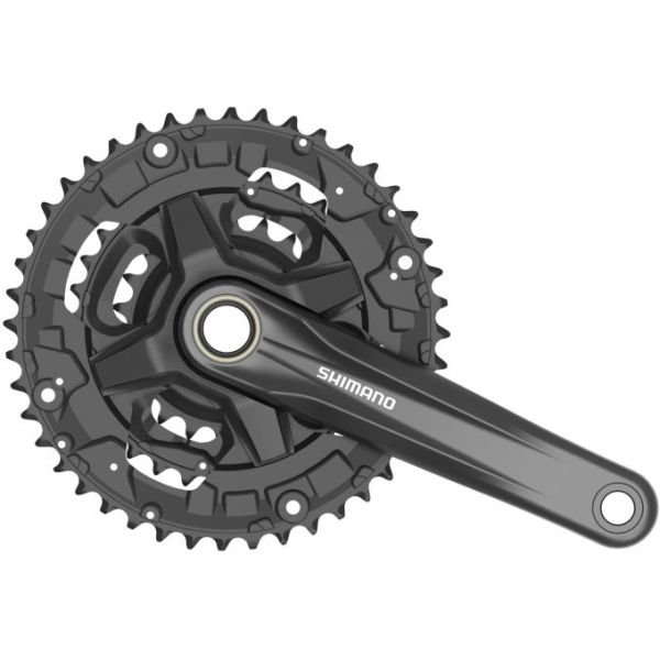 Shimano Crankstel 6 7 8 speed tourney fc-ty501 met 175mm crankarm 48 x 38 x 28t - zwart