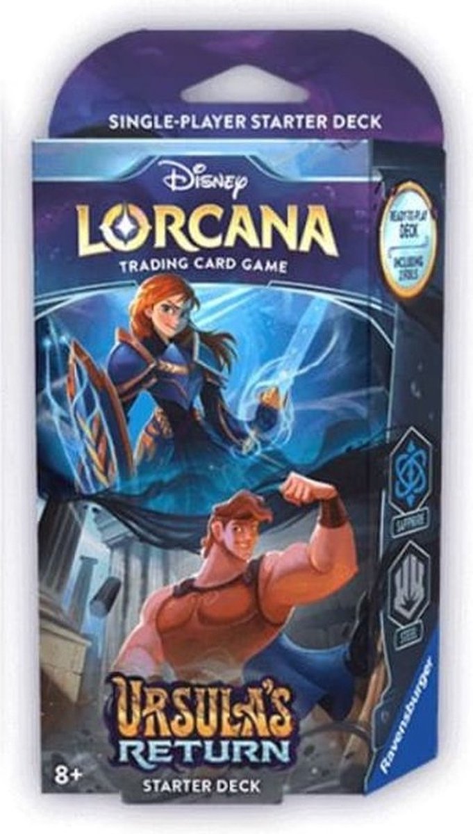Disney Company Disney lorcana tcg: ursula's return - anna hercule starter deck