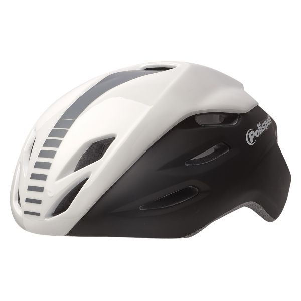 Polisport helm Aero Road mat wit glans wit grijs L 58-61cm