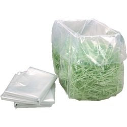 Plastic opvangzakken HSM transparant 100 stuks