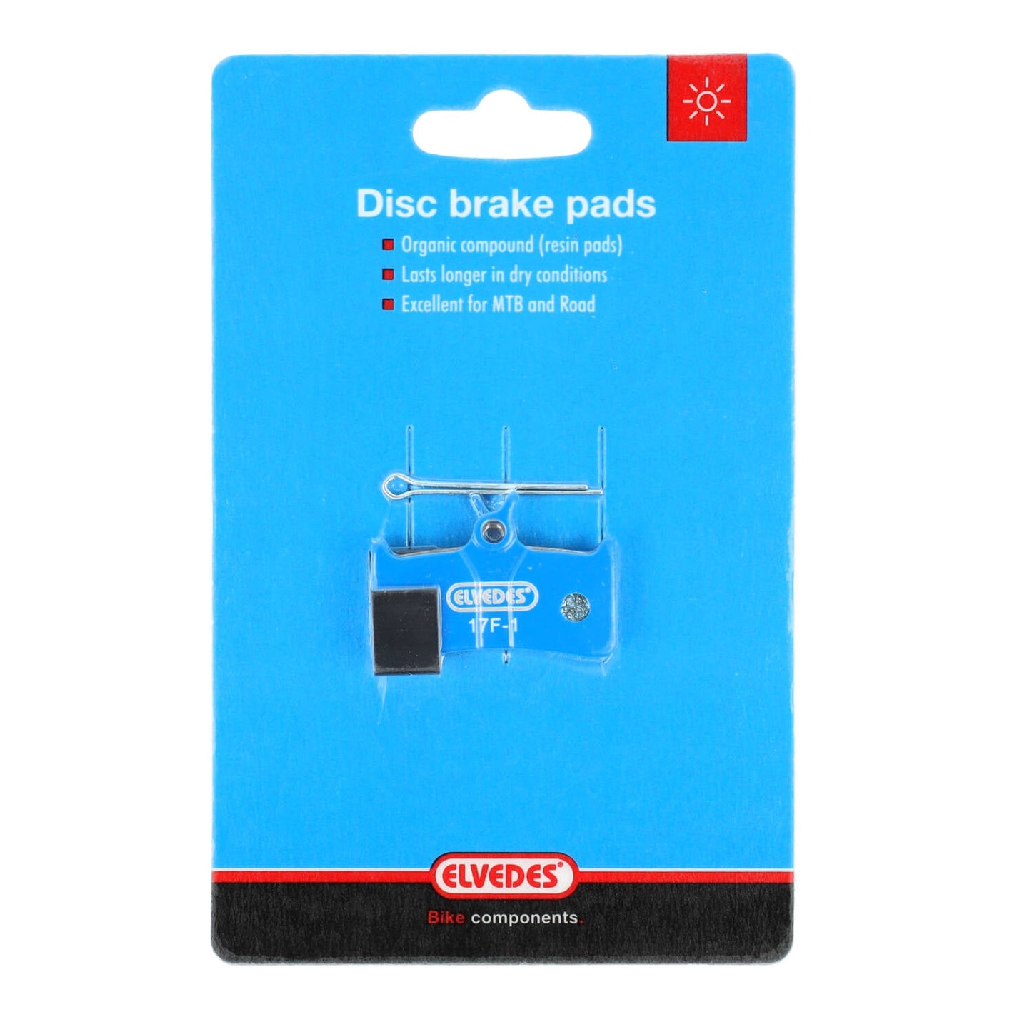 Elvedes Cable Systems BV Elvedes 6853 disc brake pad compatible with shimano xt grimeca system 8 hope mono 4 sram