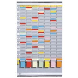 Lynx Weekplannerkit a 5540-5811 78,3x47,25 cm lichtgrijs 35vakken