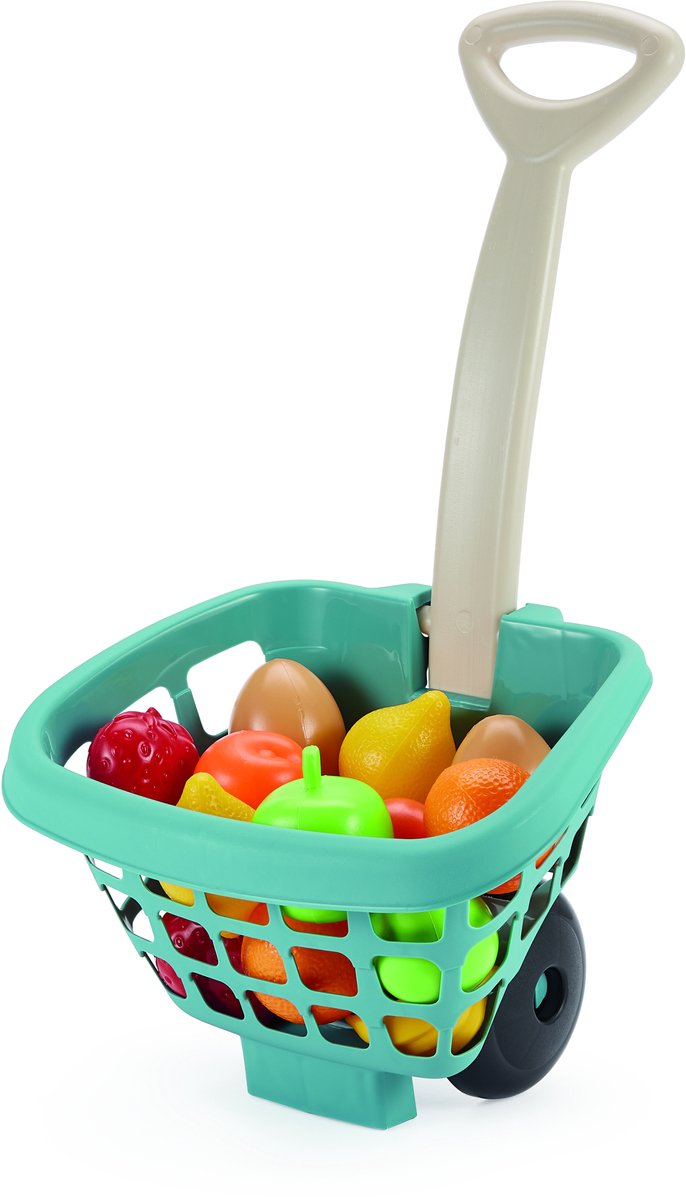 Écoiffier Ecoiffier winkeltrolley met fruit - 14dlg.