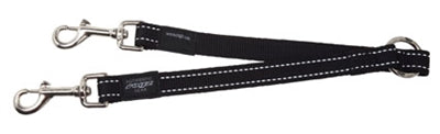 Rogz For Dogs fanbelt splitter zwart
