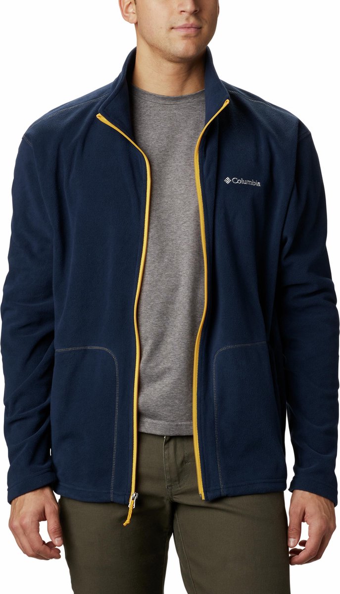 Columbia fast trek™ light full zip fleece fleece jas heren - fleece jas met volledige ritssluiting - fleece vest - blauw - maat m
