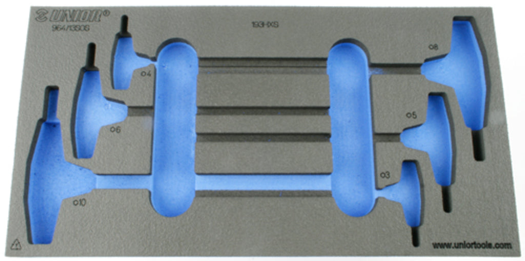Unior Foam inlay gereedschapwagen