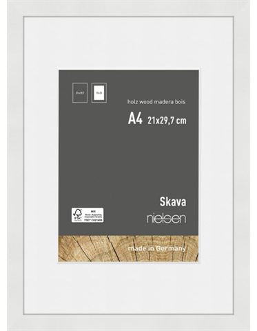 Nielsen Design Nielsen fotolijst 6321101 skava wit a4 21 x 29,7 cm