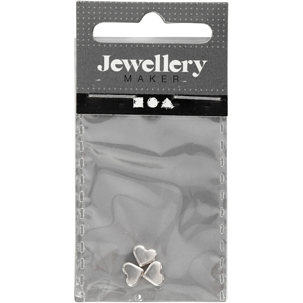 Creativ Company Https: www.cchobby.nl space-kralen-afm-5-5x7-mm-gatgrootte-1-mm-verzilverd-3-stuk-1-doos