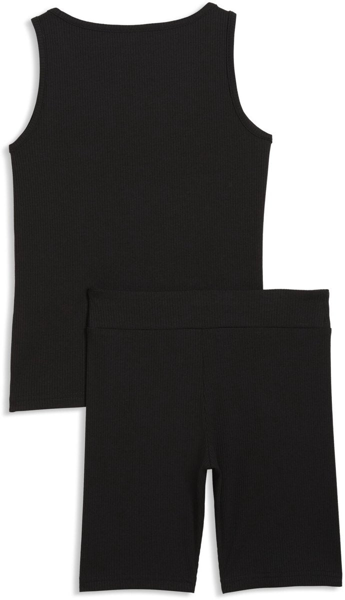 PUMA Ess elevated rib tank and short leggings set g