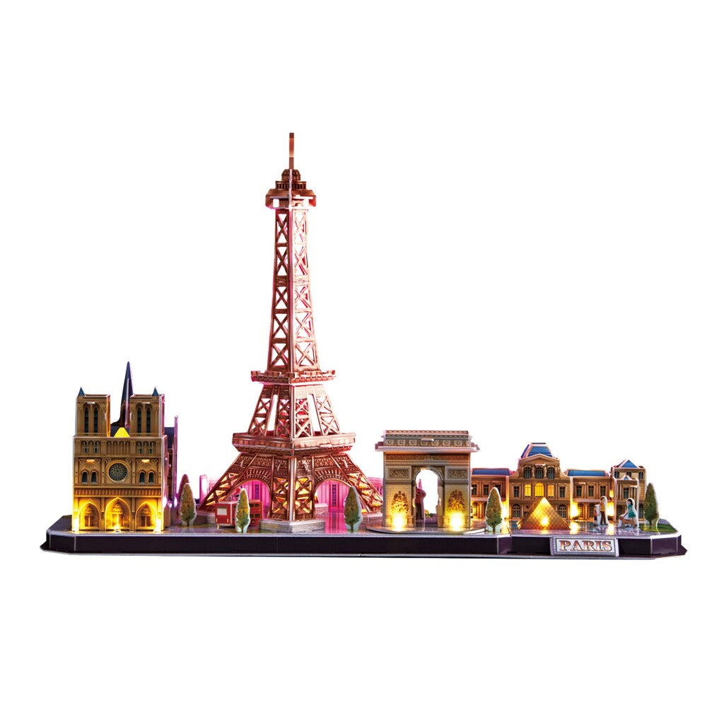 Cubic Fun 3d led puzzel parijs 115 stukjes