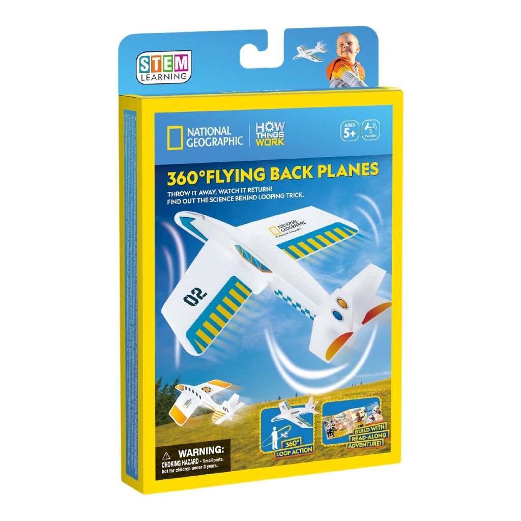 Cubic Fun National geographic flying back plane