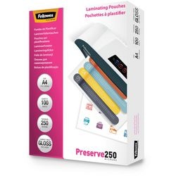 Lamineerhoezen Fellowes 54018 250 micron Glanzend
