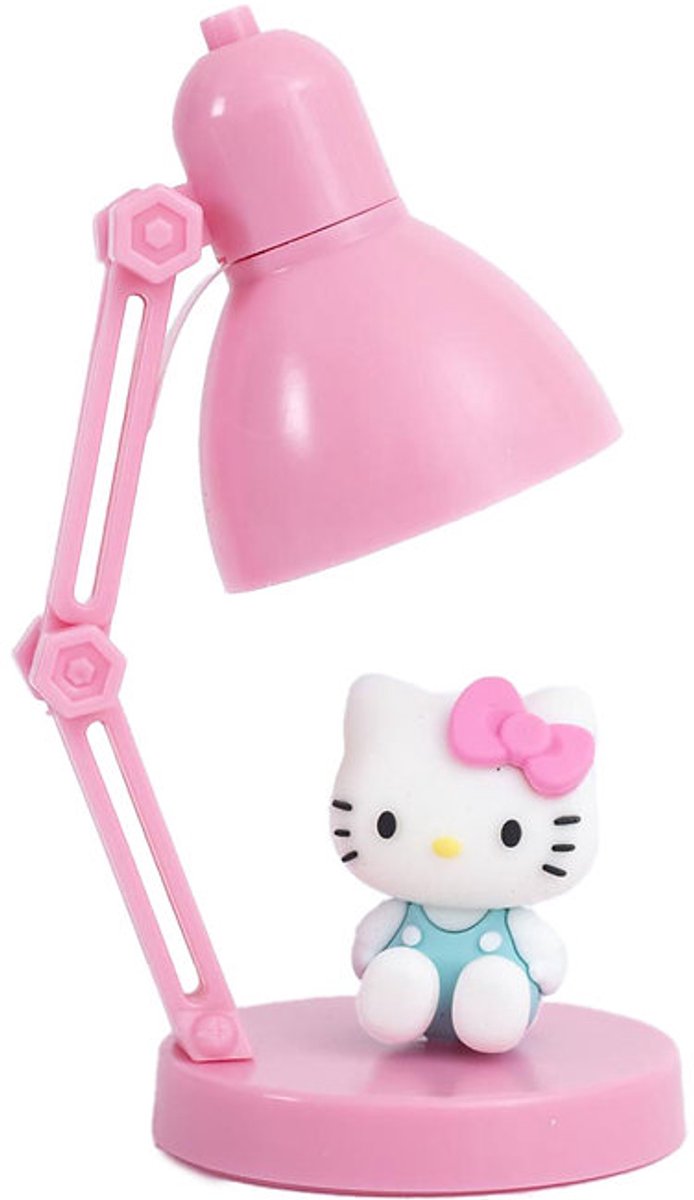 Mad Monkey Sanrio - hello kitty - leuk mini lampje van + - 10cm hoog - afneembare figurine - verstelbaar