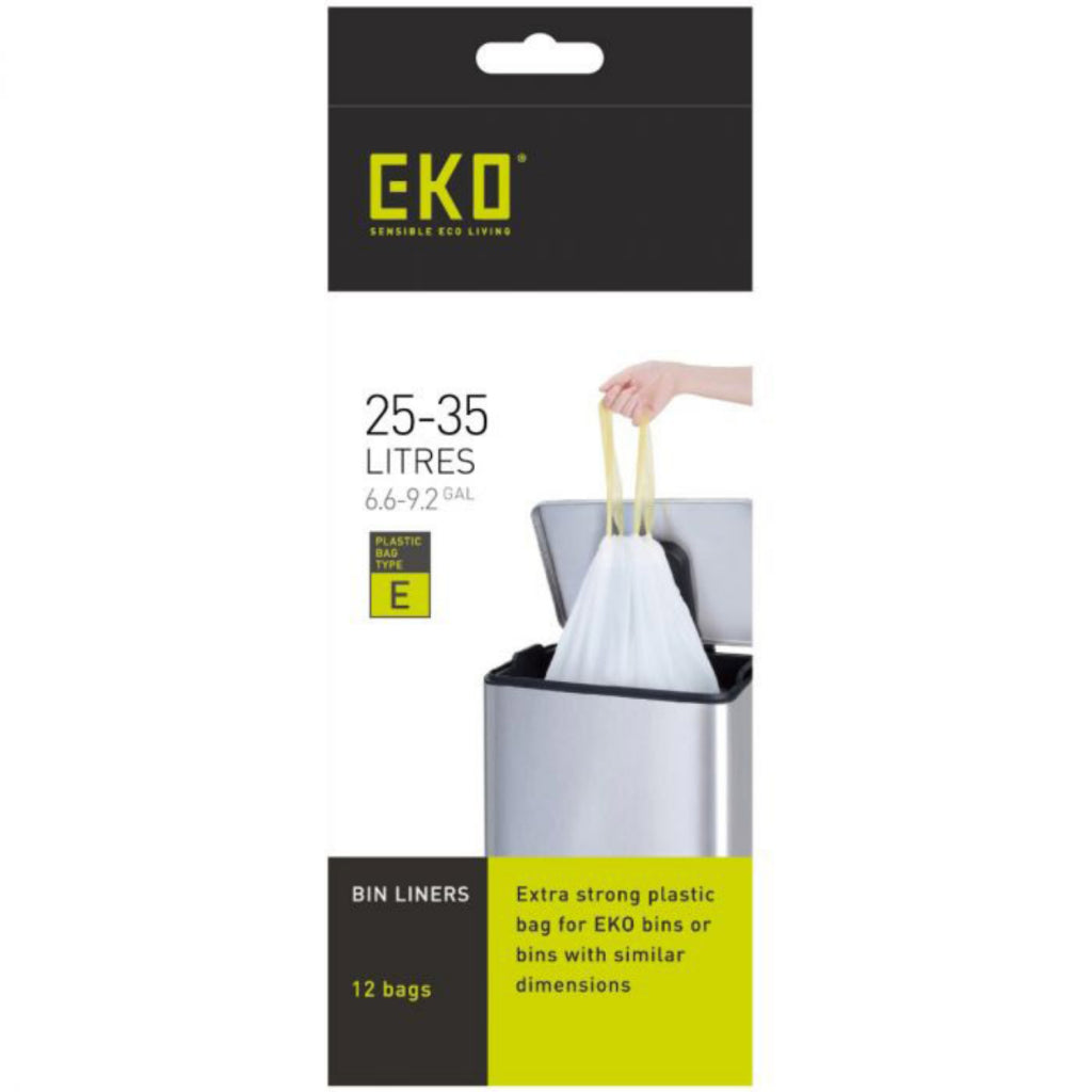 EKO afvalzakken type e 25-35l wit