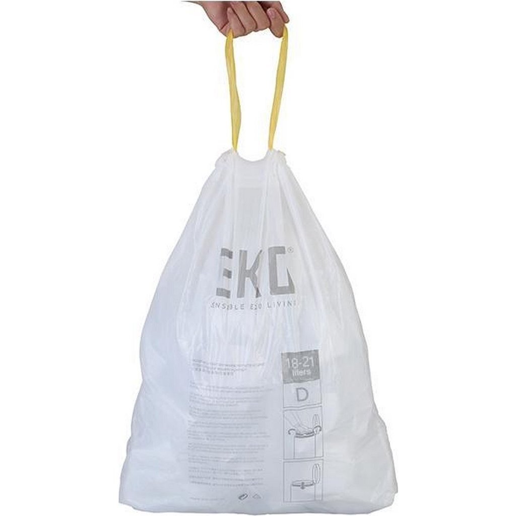 EKO afvalzakken type f 40-60l wit