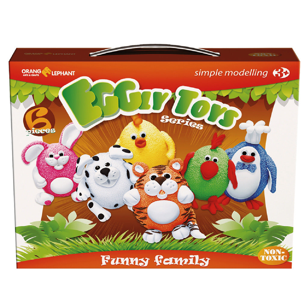 Basic Klei a-ball clay funny family
