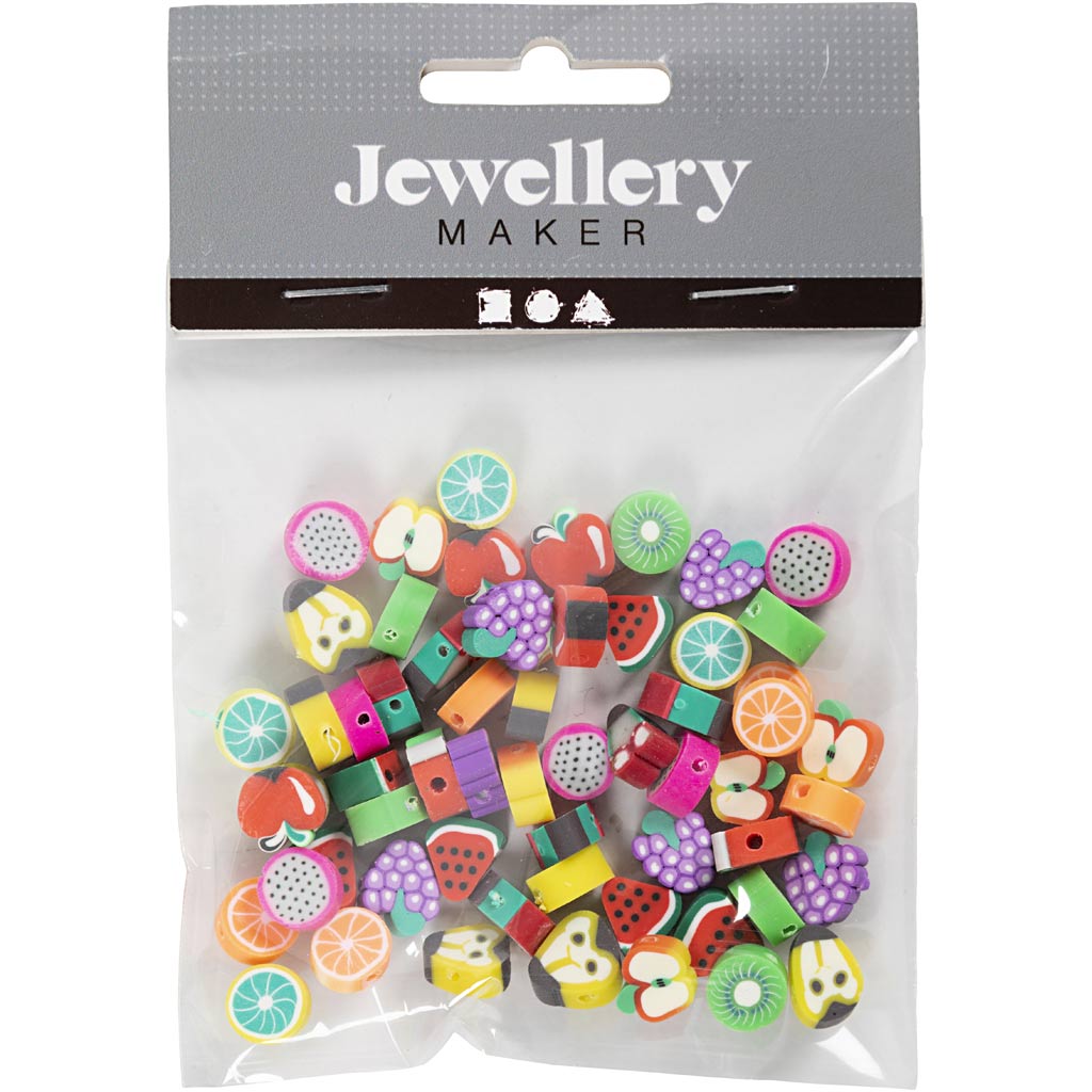 Creativ Company Https: www.cchobby.nl figuurkralen-fruit-d-10-mm-gatgrootte-1-5-mm-60-stuk-1-doos