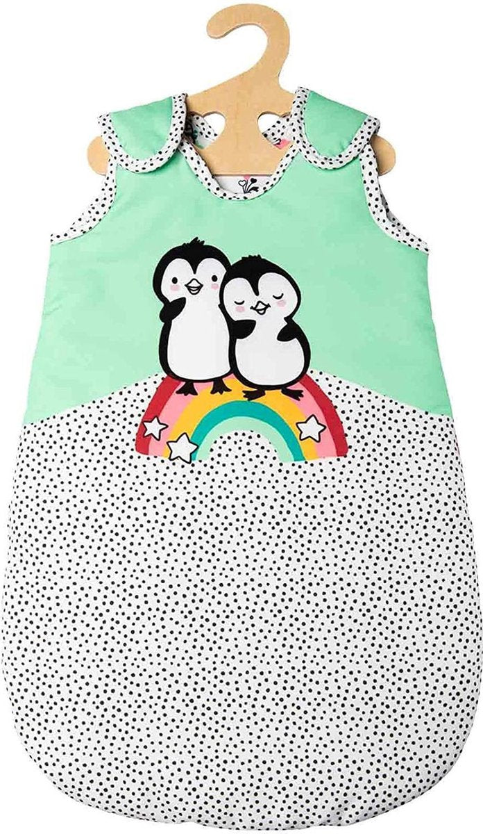 Heless Poppen slaapzak pinguin, 35-45 cm