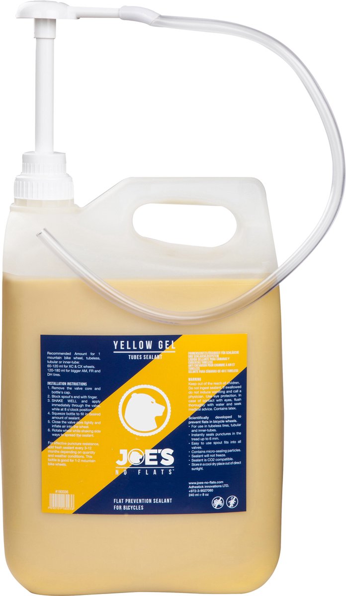 Joe's No Flats Yellow gel 5l