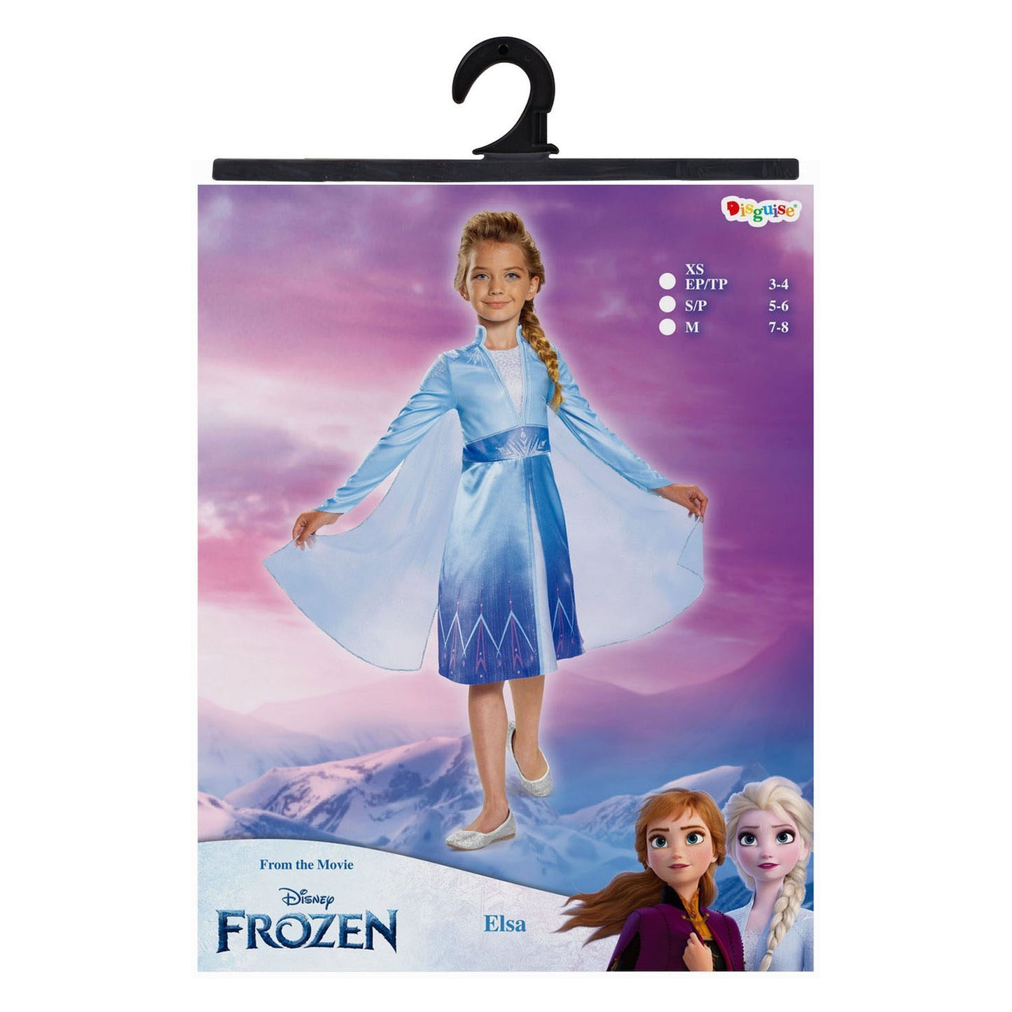 Disguise Verkleedpak disney frozen 2 classic elsa - maat 110 116