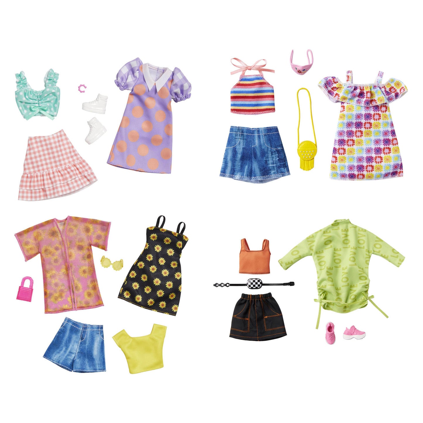 Mattel Barbie modepopkleding en accessoires