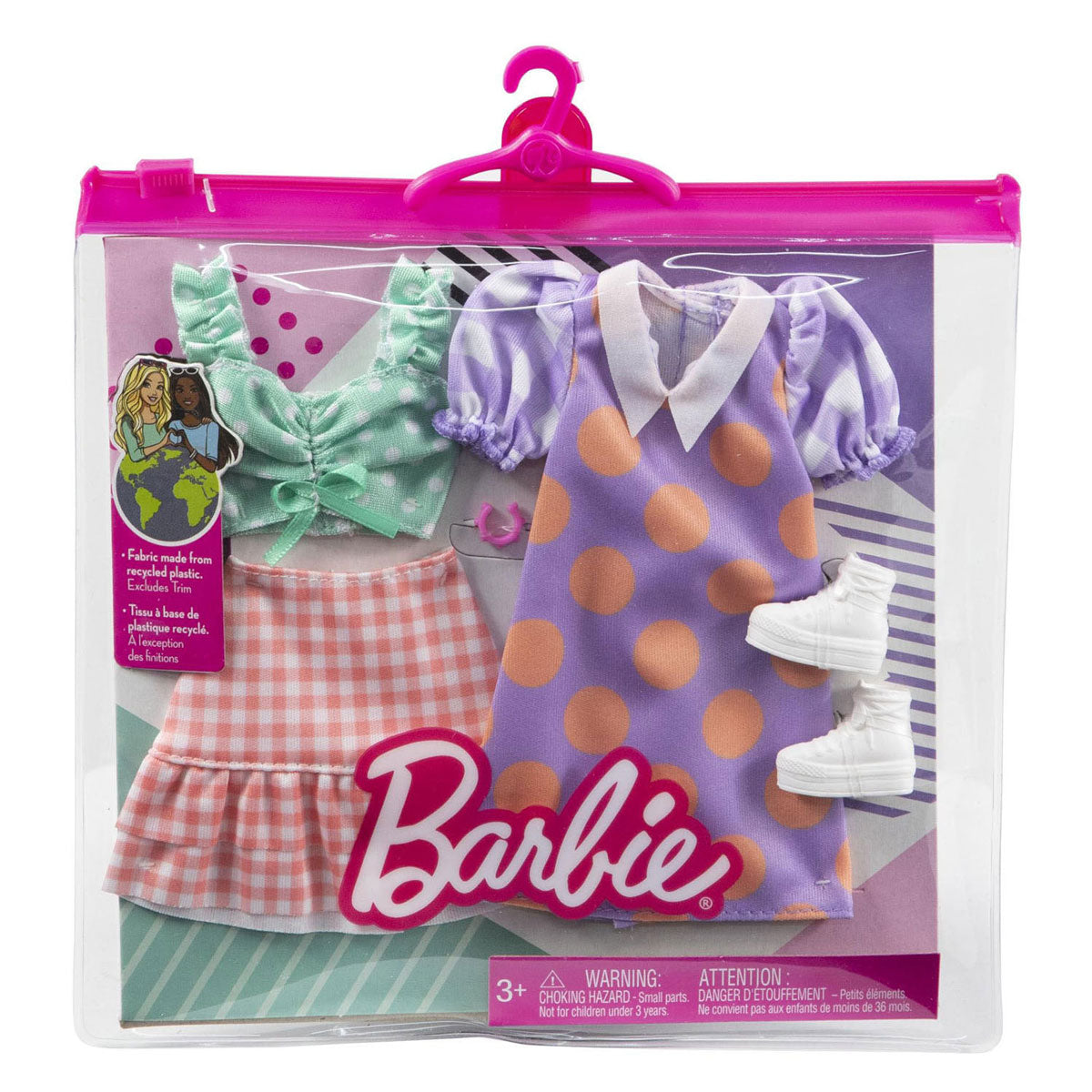 Mattel Barbie modepopkleding en accessoires