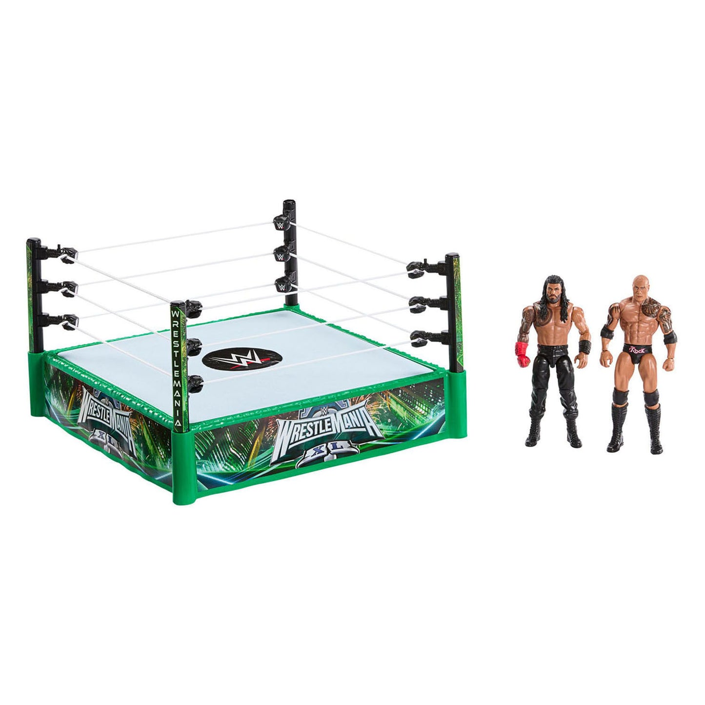 Mattel Wwe vechtring met 2 speelfiguren