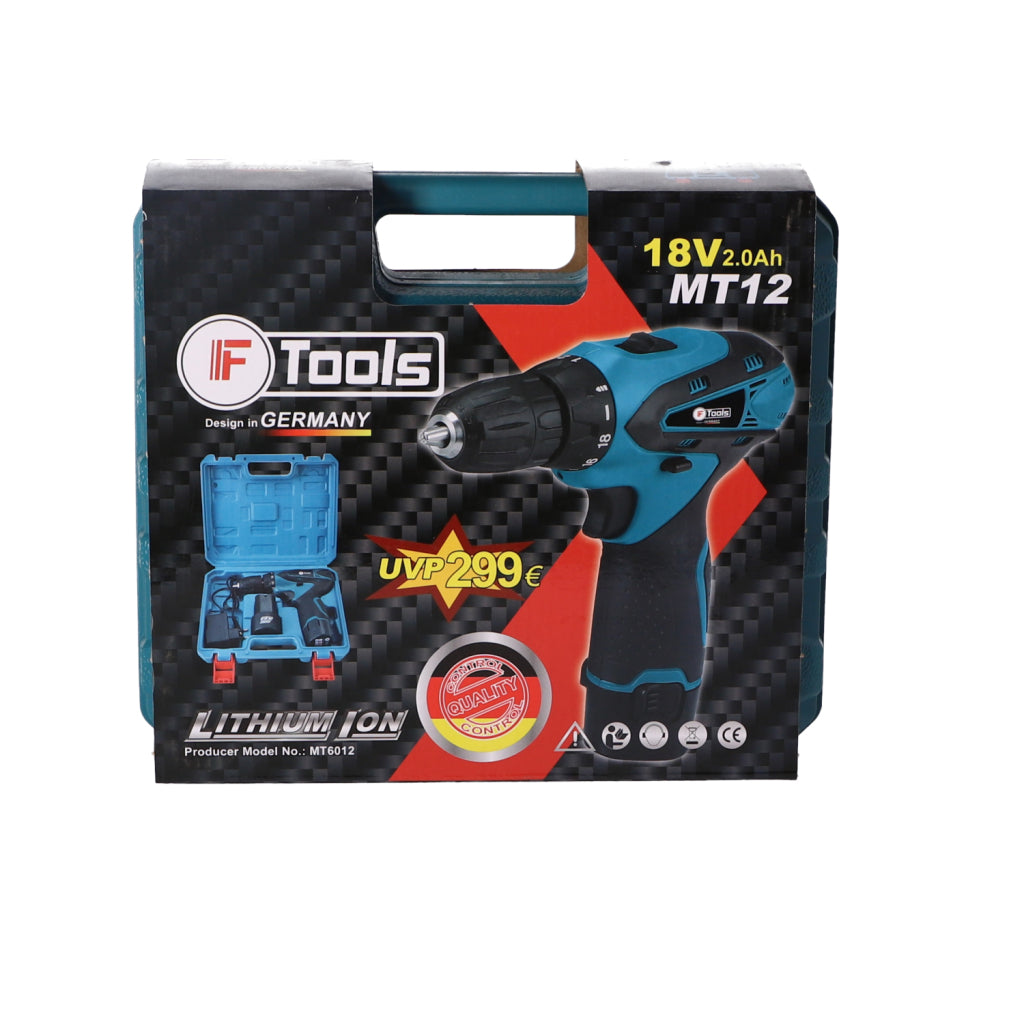 F-Tools accu boormachine gereedschapset in koffer