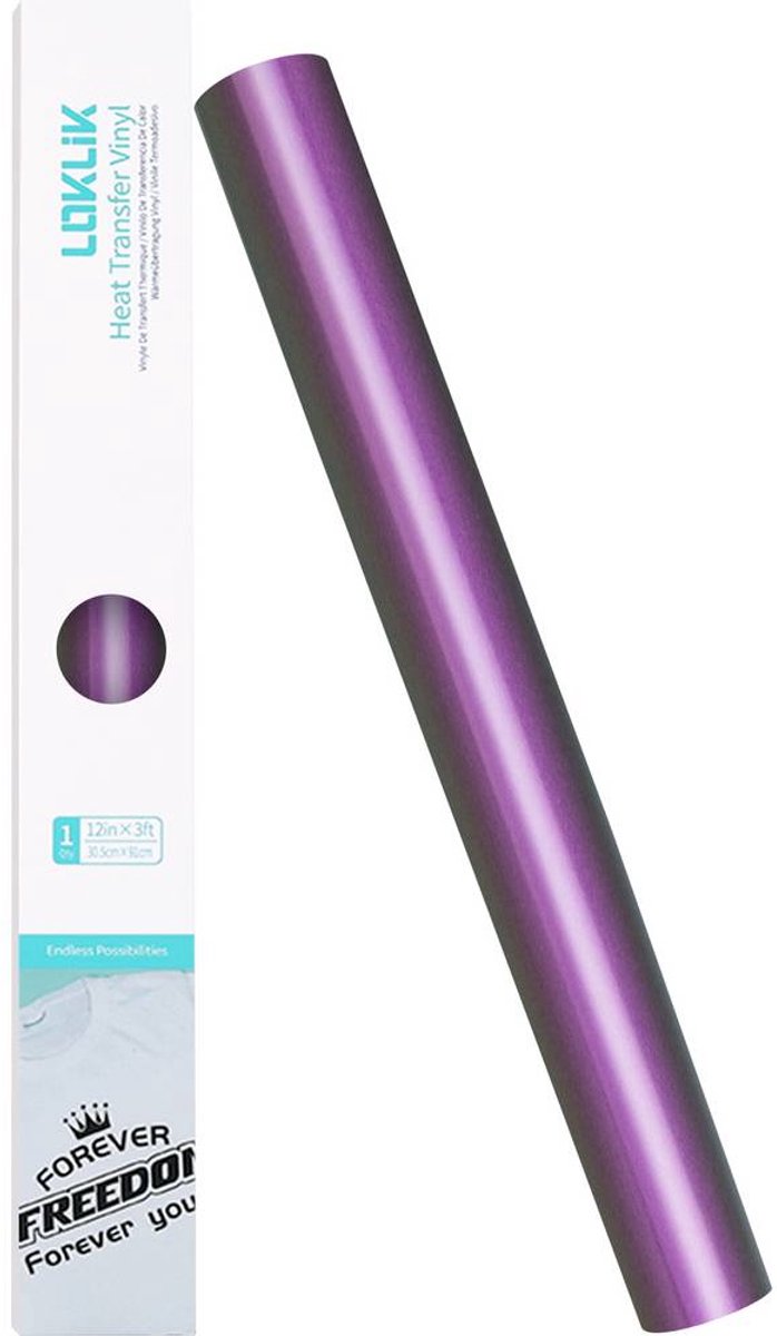 Loklik Heat transfer vinyl chameleon - green to purple- 30.5 x 90 cm