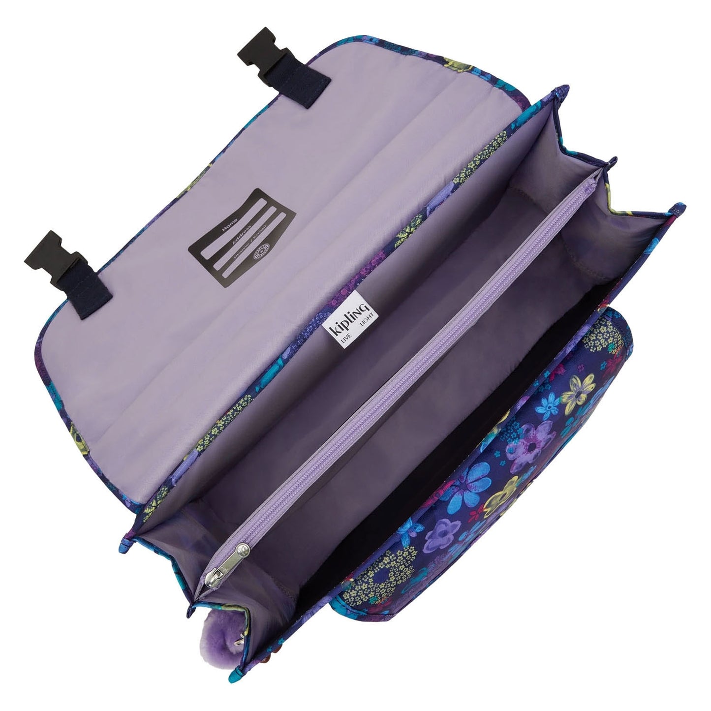 Kipling preppy rugzak - dark flower stamp