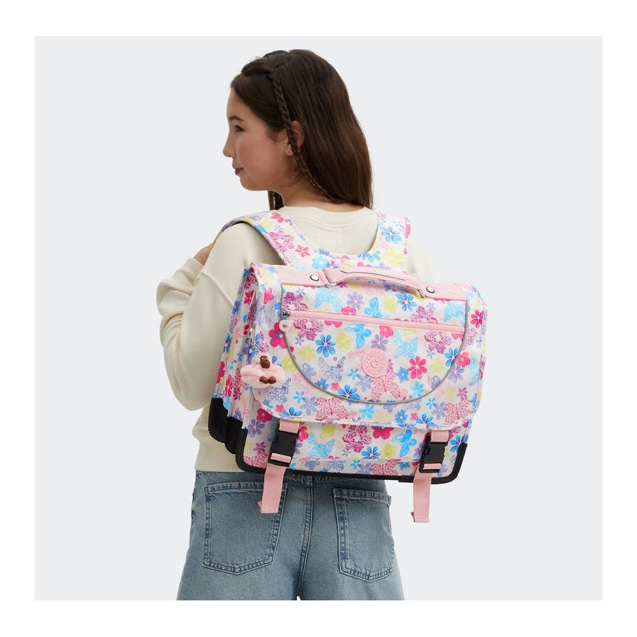 Kipling preppy rugzak - flower stamp