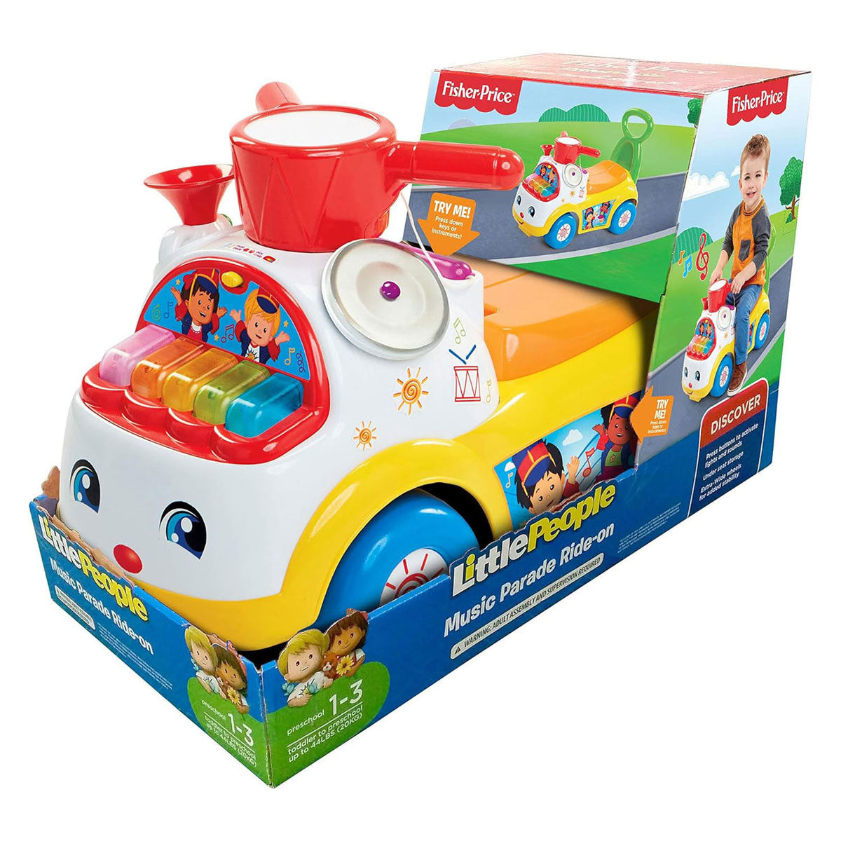 Mattel Fisher price little people music parade loopauto