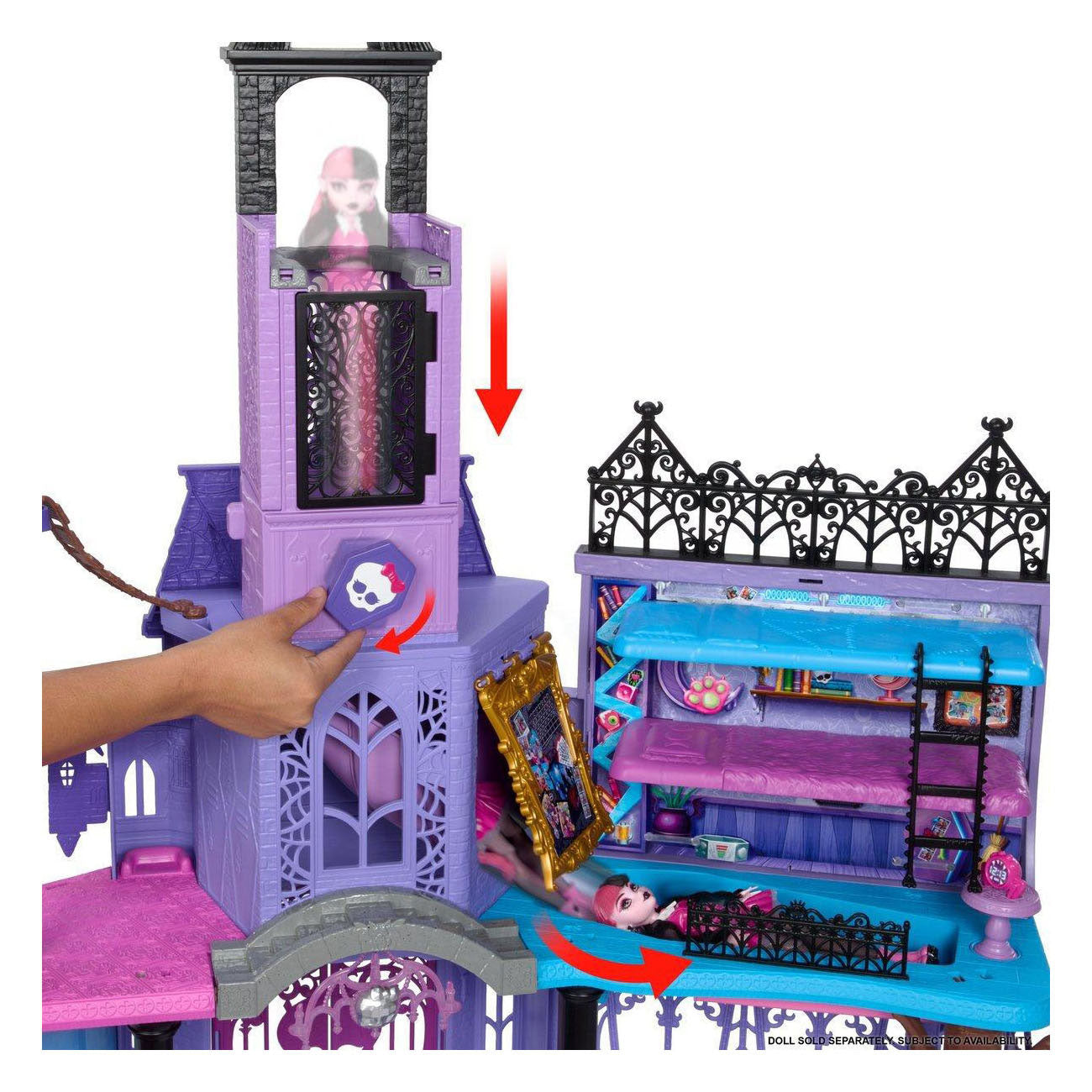 Mattel Haunted high school poppenhuis - 35dlg.