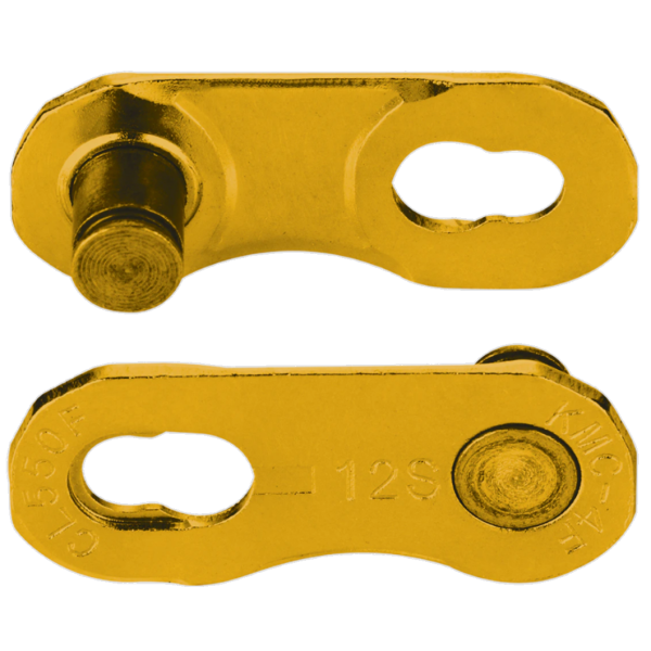 KMC X flat waxed - ti-n - gold
