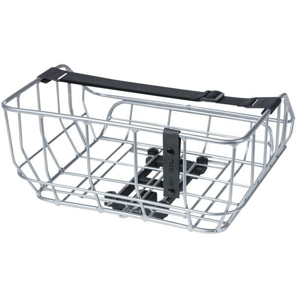 Basil Portland - fietsmand MIK – achterop – chroom