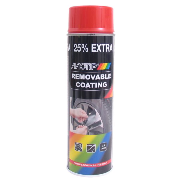 Motip Sprayplast - hoogglans rood (spuitbus á 500 ml)