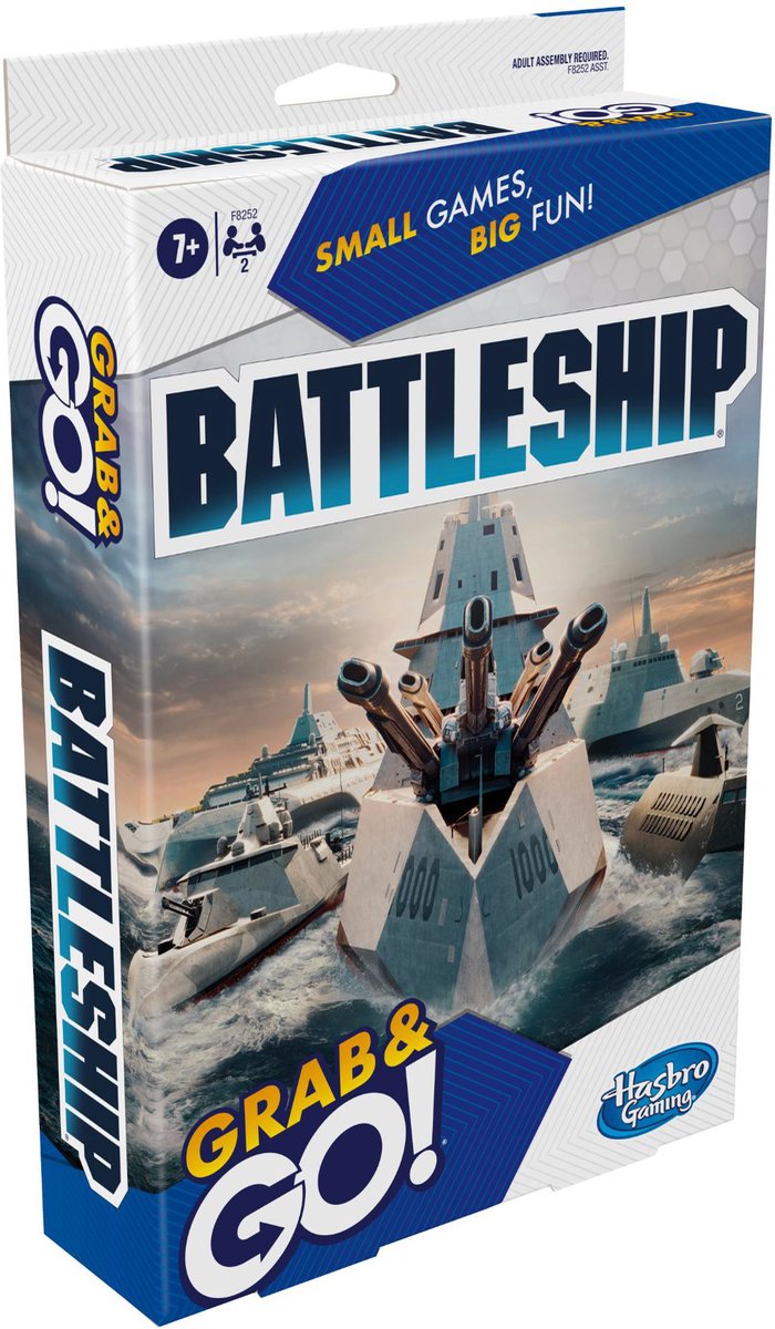 Hasbro Gaming Zeeslag reisspel