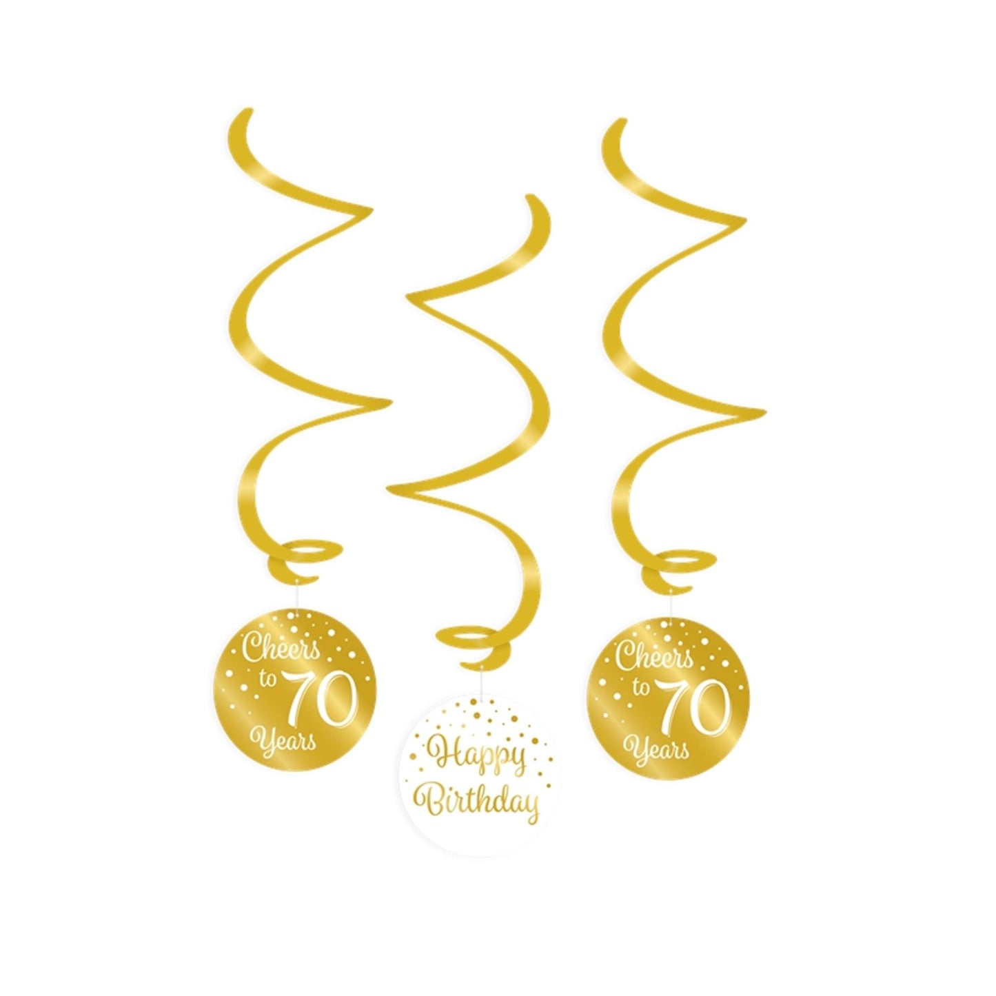 Paperdreams Swirlslingers goud wit - 70