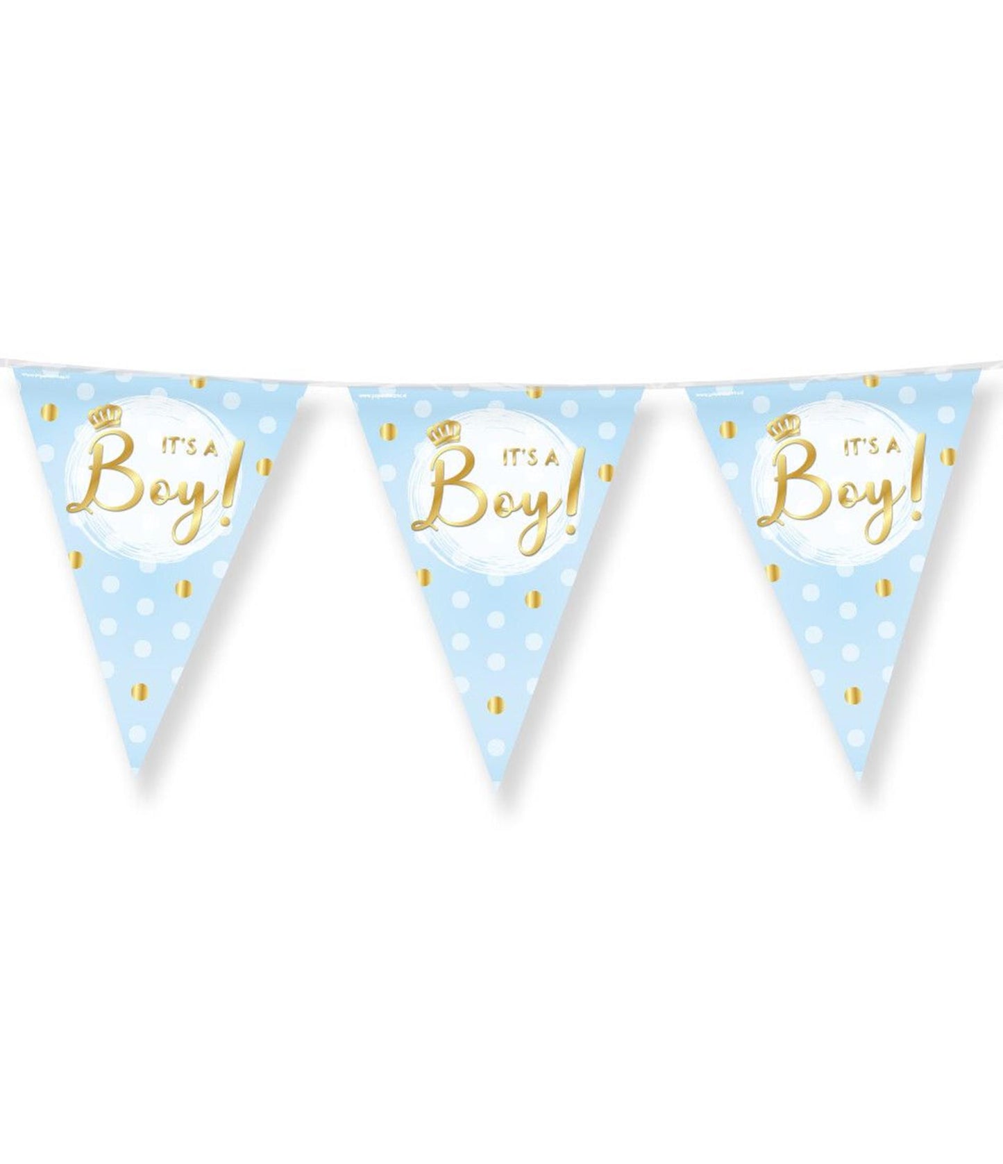 Paperdreams party vlag it's a boy