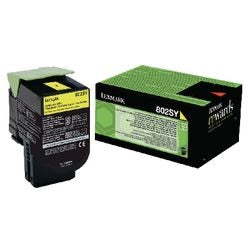 Toner Lexmark 802S geel