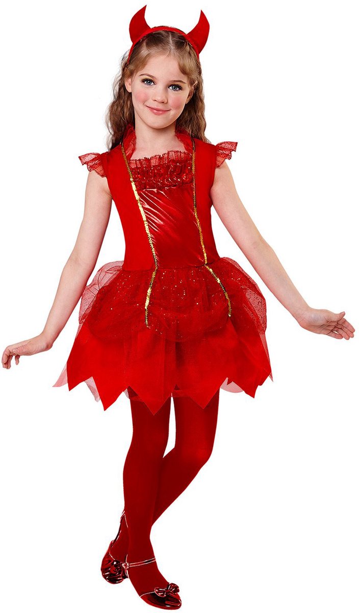 Finidi Duivel ballerina jurkje kinderen
