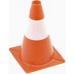 Afbakeningskegel Perel 891038 30 cm rood wit