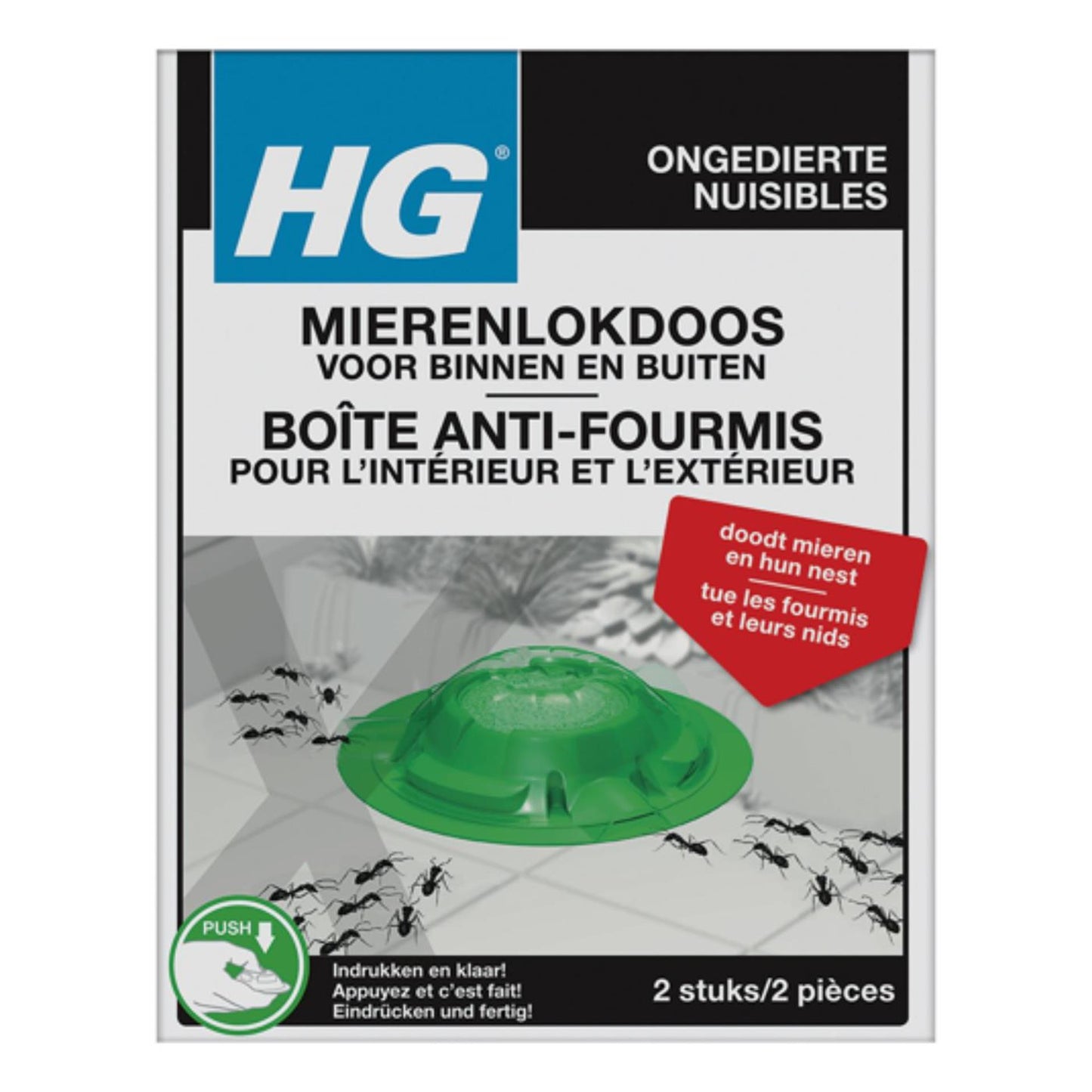 Maximus Hg mierenlokdoos voor binnen en buiten