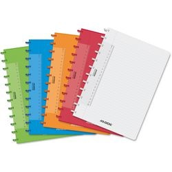 Spiraalblok Adhoc Colourlines geruit A4 144 vel transparant