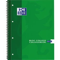 Spiraalblok Oxford 32300 A4 90v assorti